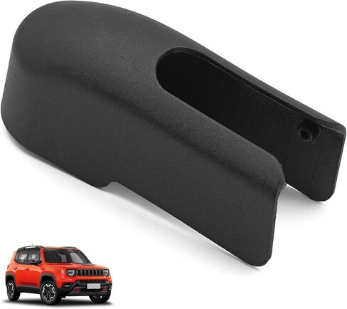 1 pcs Black Rear Windshield Wiper Arm Nut Cover Compatible with Jp Renegade 2015 2016 2017 2018 2019 2020 2021 2022 Replace OE Number 22923599 in Kuwait