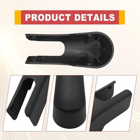 1 pcs Black Rear Windshield Wiper Arm Nut Cover Compatible with Jp Renegade 2015 2016 2017 2018 2019 2020 2021 2022 Replace OE Number 22923599 in Kuwait