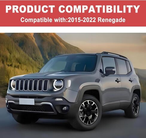1 pcs Black Rear Windshield Wiper Arm Nut Cover Compatible with Jp Renegade 2015 2016 2017 2018 2019 2020 2021 2022 Replace OE Number 22923599 in Kuwait