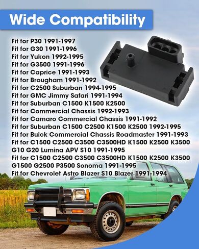 IACV Idle Air Control Valve MAP Manifold Absolute Pressure and TPS Throttle Position Sensor Replace 213-895 7696064 Fit for Chevy GMC S10 C/K1500 2500 3500 Suburban G10 G20 Yukon Sonoma 1991-1995 in Kuwait