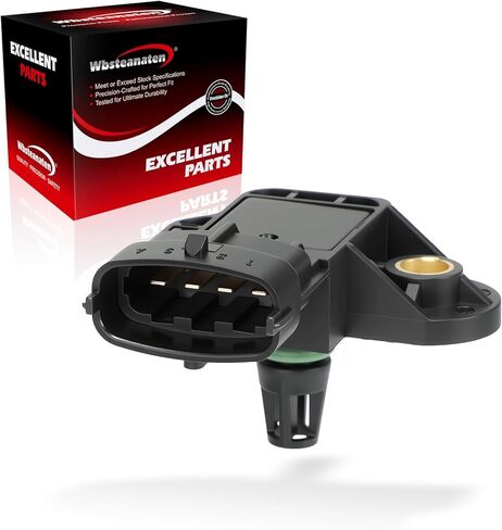 MAP Sensor Manifold Absolute Pressure: Compatible with Chevrolet Cruze 2013-2015 L4 2.0L, Sonic 2012-20 L4 1.4L, Trax 2015-20 L4 1.4L, Colorado 2016-20 L4 2.8L, Ford Escape 2013-19 L4 1.5L in Kuwait