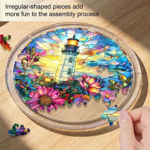 7.4in 83Pcs Handmade Craft Suncatcher Kit Hidden Desert Oasis Relax Handmade Gift for Family and Friends in Kuwait