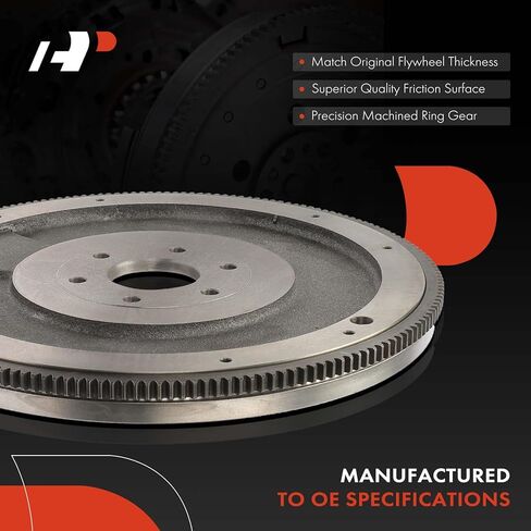 دولاب الموازنة بمقبض ممتاز متوافق مع Ford F-250 1987-1996، F Super Duty 1988-1997، F-250 HD 1997، F-350 1987-1997، 7.5 لتر، ناقل حركة يدوي، 6 فتحات مسمار، 180 سنًا in Kuwait