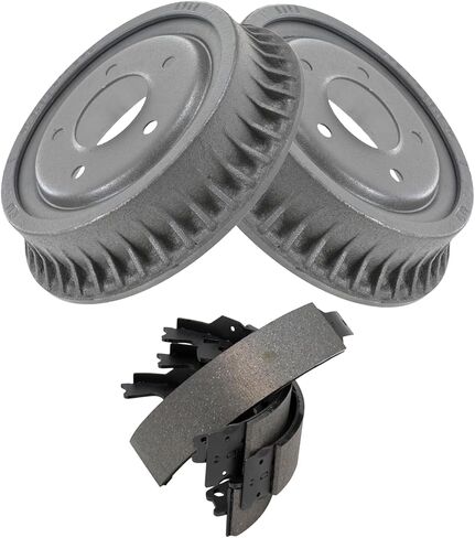 TRQ Rear Brake Drum & Shoe Kit Set Left LH & Right RH for 95-02 Astro Safari Van in Kuwait