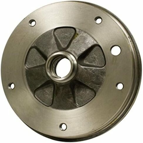 Front Brake Drums, Pair, Compatible with VW Type 1 66-67, Ghia 66-67 - 131 405 615A in Kuwait