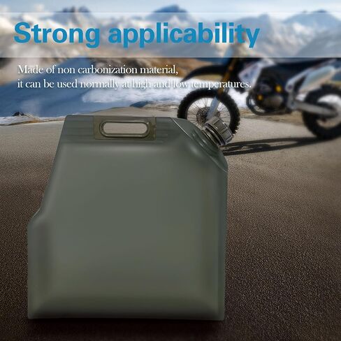 Naroote Gas Blader، حاوية غاز محمولة ممتازة مضادة للتسرب من مادة TPU وقابلة للطي لنقل الزيت مع تصميم إغلاق متعدد الطبقات، للسائقين والدراجات النارية ورحلات الطرق (5 لتر) in Kuwait