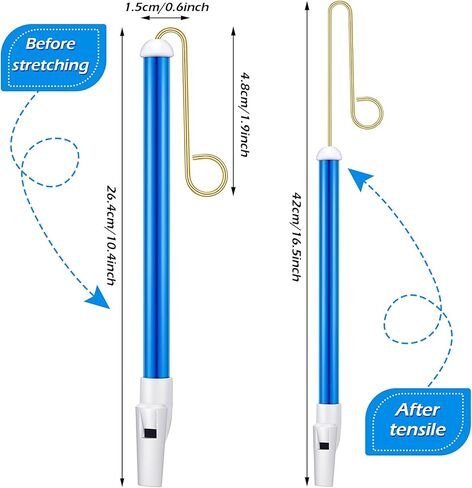 2 Pack Slide Whistle Instrument for Adults Kids Slide Whistle Music Party Favors for Parent Child Games Boy Girl Bag Stuffer School Prize in Kuwait