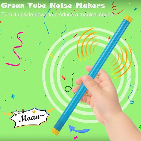 5PCS Groan Tube Noise Maker 16IN Funny Plastic Noisemaker Giggle Stick Plastic Sound Tubes Noise Makers Party Favors for Goodie Bag at Christmas Events Fools Day Family Gathering Halloween Parties in Kuwait