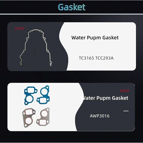 Timing Cover Gasket Set Compatible with Chevy Silverado Suburban Tahoe Cadillac Escalade GMC Sierra Yukon Buick 4.8L 5.3L 5.7L 6.0L 6.2L 1999-2013 Gen III IV LS LS1 LS2 LS3 LS6 LQ9 LQ4 Engine in Kuwait