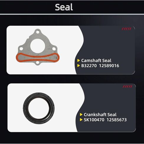 Timing Cover Gasket Set Compatible with Chevy Silverado Suburban Tahoe Cadillac Escalade GMC Sierra Yukon Buick 4.8L 5.3L 5.7L 6.0L 6.2L 1999-2013 Gen III IV LS LS1 LS2 LS3 LS6 LQ9 LQ4 Engine in Kuwait
