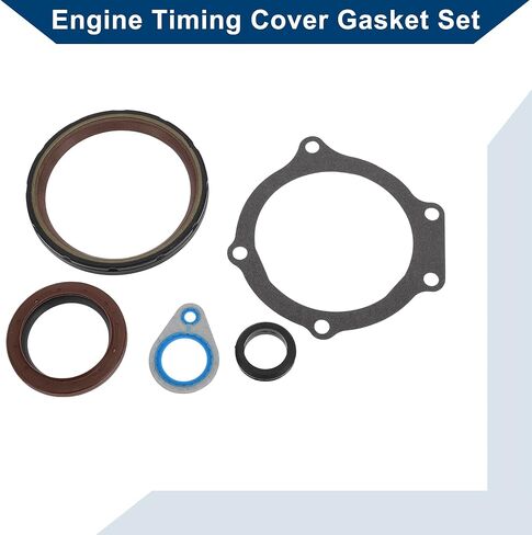 مجموعة حشية غطاء توقيت المحرك TCS45052 لـ GMC Envoy 2004-2009 سلسلة غطاء حشية طويلة الأمد ختم معدني 1 مجموعة أسود in Kuwait