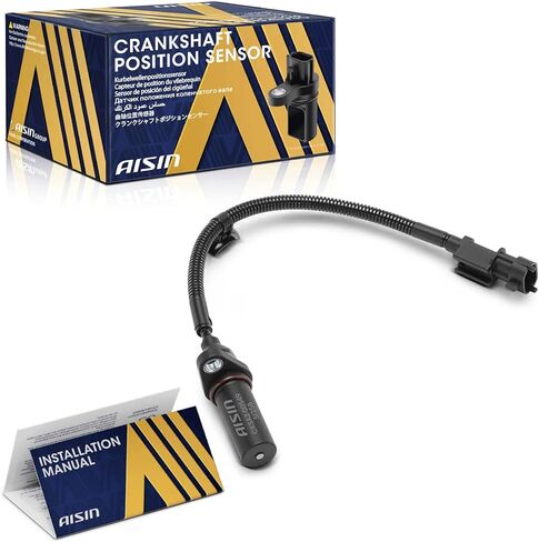 AISIN AFTERMARKET CKSAZ-00549 Crankshaft Position Sensor - Compatible with Hyundai Elantra 2011-2020 2022, Tucson 2013-2021, Accent 2012-2019, Kia Forte 2014-2024, Rio 2012-2023 in Kuwait