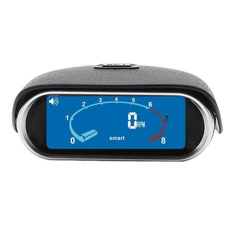 مقياس سرعة الدوران الرقمي LCD الأفقي للمحرك - لسيارة شاحنة الدفع الرباعي والقارب RV، مع منبه جهد السرعة، 50-9999 دورة في الدقيقة، تيار مستمر 9 فولت - 36 فولت عالمي 12 فولت/24 فولت متعدد in Kuwait