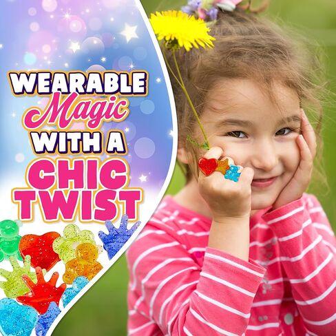 144 PCS Glitter Plastic Toy Rings Party Favors - Bulk Assortment of Hearts, Stars, Bears, Hands & Flower Shapes - Kids Birthday Goody Bag Fillers, Cupcake Toppers, Piñata Stuffers, Treasure Box Prizes in Kuwait
