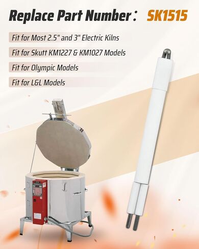 SK1515 Kiln Thermocouple Type K Fit for Skutt KM1227 KM1027 for L&L for Olympic and Most 2.5 Inch, 3 Inch Electric Kilns, 2 Pcs in Kuwait
