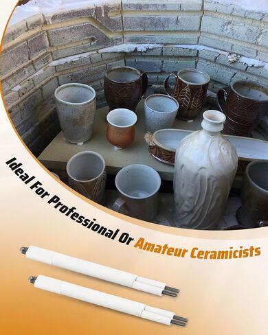 SK1515 Kiln Thermocouple Type K Fit for Skutt KM1227 KM1027 for L&L for Olympic and Most 2.5 Inch, 3 Inch Electric Kilns, 2 Pcs in Kuwait