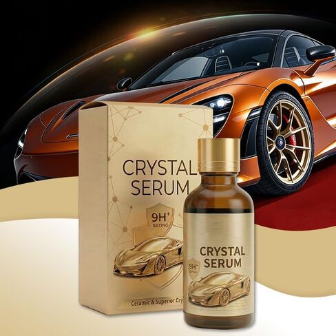 2Pcs PTZ Crystal Serum for Cars- Advanced Graphene Ceramic Coating, 9H Graphene Coatings, Quick Effect Car Coating, Nano Coat Restore for Paint, Glass & Wheel in Kuwait