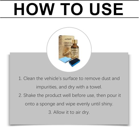 2Pcs PTZ Crystal Serum for Cars- Advanced Graphene Ceramic Coating, 9H Graphene Coatings, Quick Effect Car Coating, Nano Coat Restore for Paint, Glass & Wheel in Kuwait