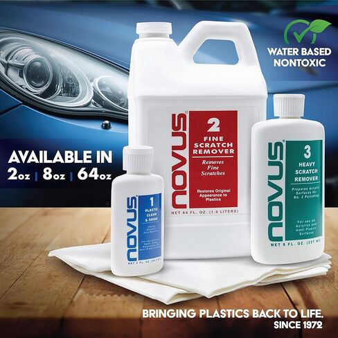 NOVUS 7030 | Fine Scratch Remover #2 | 8 Ounce Bottle in Kuwait