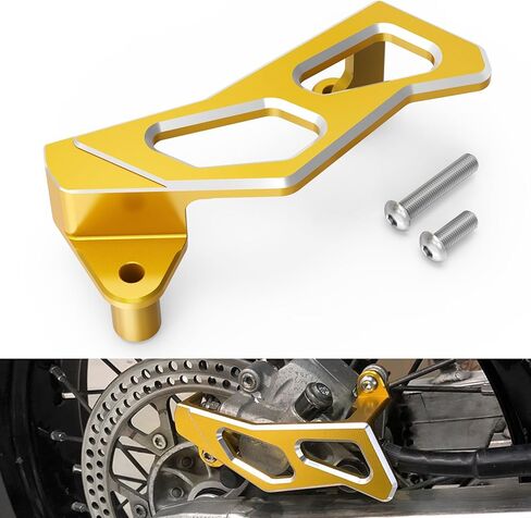 NICECNC الذهب البليت الألومنيوم الفرامل الفرجار الحرس متوافق مع سوزوكي DRZ400SM 2005 2006 2007 2007 2008 2009 2010-2024 انظر الإعداد in Kuwait