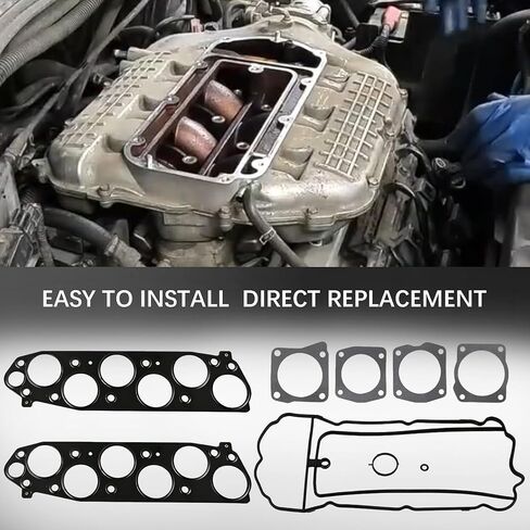 MS 96409-3 Fuel Injection Plenum Gasket Set Fit for Acura ZDX TSX RDX MDX RL TL, Intake Manifold Gasket for Honda Odyssey Pilot Accord Crosstour Ridgeline in Kuwait