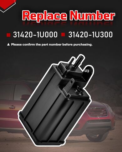 علبة بخار Evap متوافقة مع Hyundai Santa Fe Kia Sorento 2010 2011 2012 2013 31420-1U000 CP3526 in Kuwait