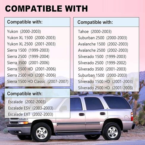 صمام تنفيس علبة بخار GM، متوافق مع Chevy Silverado 2500 1999-2003، Silverado 1500 1999-2004 إلخ، استبدل OE #214-1091 (قطعة واحدة سوداء) in Kuwait