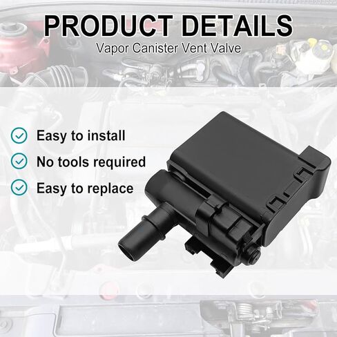 صمام تنفيس علبة بخار GM، متوافق مع Chevy Silverado 2500 1999-2003، Silverado 1500 1999-2004 إلخ، استبدل OE #214-1091 (قطعة واحدة سوداء) in Kuwait