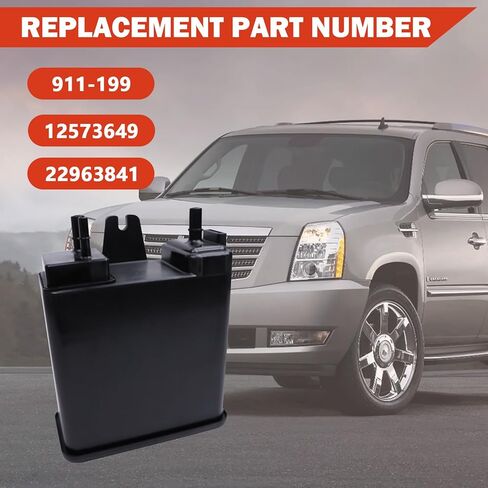 علبة كربون بخار 911-199 متوافقة مع كاديلاك إسكاليد ESV EXT 2005-2016، جي إم سي يوكون XL 1500 2004-2013، تشيفي سوبربان 1500 أفالانش 1500 2004-2013، هامر 2004-2009 12573649 22963841 in Kuwait