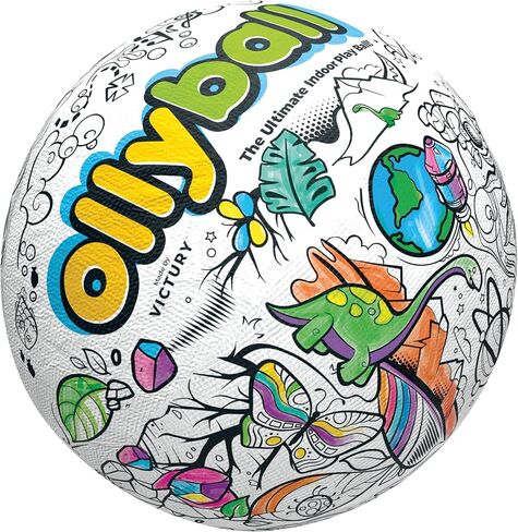 Ollyball، أفضل كرة لعب داخلية للأطفال والآباء، كرة ملونة، مناسبة للعب في الأماكن المغلقة أو الهواء الطلق in Kuwait