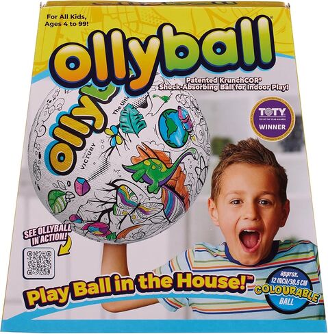 Ollyball، أفضل كرة لعب داخلية للأطفال والآباء، كرة ملونة، مناسبة للعب في الأماكن المغلقة أو الهواء الطلق in Kuwait