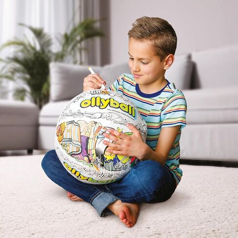 Ollyball، أفضل كرة لعب داخلية للأطفال والآباء، كرة ملونة، مناسبة للعب في الأماكن المغلقة أو الهواء الطلق in Kuwait