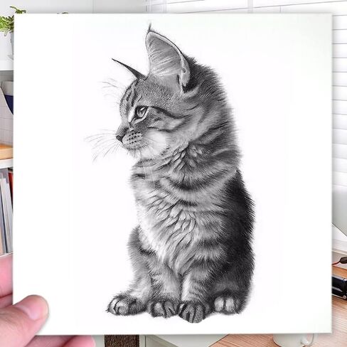 5.9x5.9 Inch Oil and Acrylic Paper Pad,30 Sheets 180GSM(110lb) Tearable Bleed Proof Canvas Like Textured Drawing Papers Perfect for Acrylic,Oil Painting,White in Saudi Arabia
