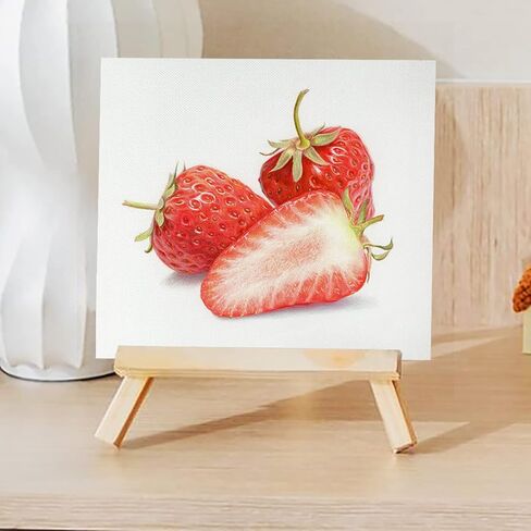 5.9x5.9 Inch Oil and Acrylic Paper Pad,30 Sheets 180GSM(110lb) Tearable Bleed Proof Canvas Like Textured Drawing Papers Perfect for Acrylic,Oil Painting,White in Saudi Arabia