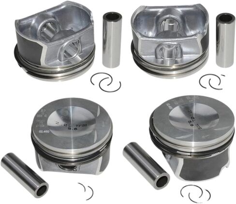 4 قطع مكابس وحلقات المحرك 82.5 ملم تتحمل 20 ملم دبوس متوافق مع محركات A4 2.0 TFSI BWA BPY in Kuwait