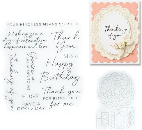 Stamps and Dies for Card Making, Stamps and Dies Set 2026, Die Cut DIY Various Festivals Album Scrapbooking Birthdays Greeting Card (7556) in Saudi Arabia
