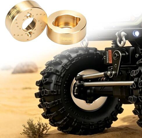 Daitoku 2 قطعة وزن العجلة النحاسية، وزن المحور الخلفي النحاسي 5 جم للزاحف المحوري SCX30 in Kuwait