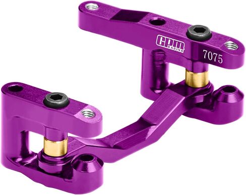 مجموعة توجيه GPM RC، مجموعة توجيه من الألومنيوم 7075-T6 بآلة CNC لـ Arrma 1/16 Mini Kraton، 1/14 Typhon Grom، 1/18 Granite Grom، قطع غيار بديلة مطورة (أرجواني) in Kuwait