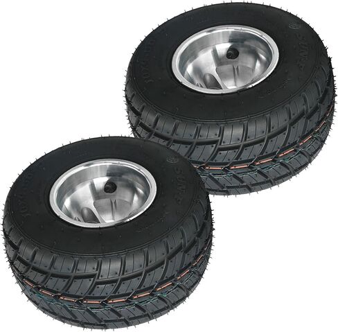 إطار وإطار Go Kart مقاس 10x4.50-5 (عبوتان) - إطار مطر ATV مقاس 5 بوصات مع 3 طبقات 4 طبقات بدون أنابيب، مثالي لعربات Go Karts وATVs وUTVs ودراجات الانجراف وجزازات العشب والمزيد in Kuwait