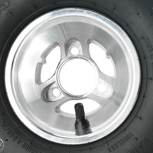إطار وإطار Go Kart مقاس 10x4.50-5 (عبوتان) - إطار مطر ATV مقاس 5 بوصات مع 3 طبقات 4 طبقات بدون أنابيب، مثالي لعربات Go Karts وATVs وUTVs ودراجات الانجراف وجزازات العشب والمزيد in Kuwait