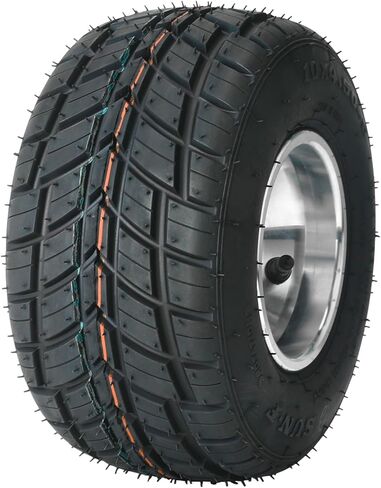 إطارات وإطارات Go Kart مقاس 10x4.50-5 (مجموعة من 4) - إطارات مطر ATV مقاس 5 بوصات مع هيكل بدون أنابيب مكون من 3 طبقات و4 طبقات، مثالية لعربات Go Karts وATVs وUTVs وجزازات العشب ودراجات الانجراف in Kuwait