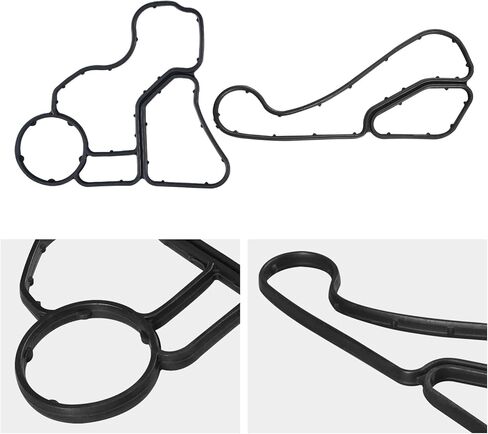 Bevinsee Oil Filtrar Housing Gasket & Bolt Compatible with Z4 X6 X5 X4 X3 X1 128i 135i 323i 325xi 328i 328xi 330i 330xi 335i 530i 535i N54 N55 S55 N20 N26 N53 N52 N51 Replaced 11428637821 11428637820 in Kuwait