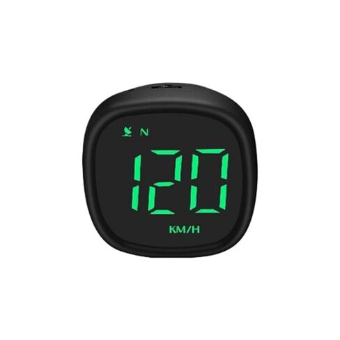 Universal LED Digital GPS Speedometer HUD with Overspeed and Fatigue Driving Reminder for Motorcycles and Vehicles(Color Name: MPH KMH) in Saudi Arabia