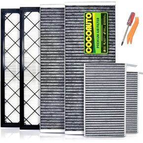 COCOAUTO Cabin Air Filter for 2015-2023 Ford F150,2017-2023 F250 F350 F450 F550 Super Duty,2018-2023 Expedition Lincoln Navigator FL3Z19N619A FP79 FP92 in Saudi Arabia