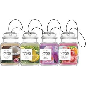 Yankee Candle Ultimate Car Jar - Balsam & Cedar, Christmas Cookie, Sparkling Cinnamon - Set of 3 Ultim in Kuwait