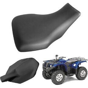 Leather Seat Cover Replacement for 2000-2014 Yamaha Kodiak YFM 400/450 Seat Accessories Black in Saudi Arabia