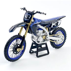 Dirt Bike Motorcycle Model – 1:12 Scale Diecast No. 3 Motocross Motorbike with Realistic Details, Alloy Body, Display Gift for Enthusiasts in Kuwait