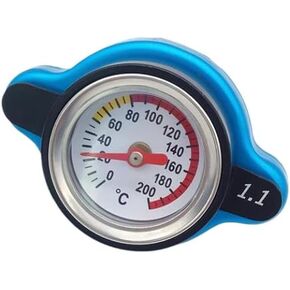 1.1 Bar Motorcycle Temperature Gauge With Temperature Display Radiator Cap Tank Cover Compatible With ATV UTV Car Bikes in Kuwait