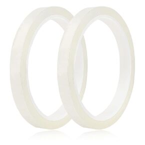 Pengxiaomei 2 Roll Clear Floral Tape,1/4" Wide Florist Tape,Clear Waterproof Florist Tape,Waterproof Floral Tape for Fresh Flower Crafts,Flower Arrangements Supplies in Kuwait