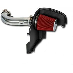 R&L Racing 3.5 "الأحمر الحرارة درع مدخل هواء بارد عدة + فلتر 11-14 لفورد موستانج GT 5.0L V8 in Kuwait